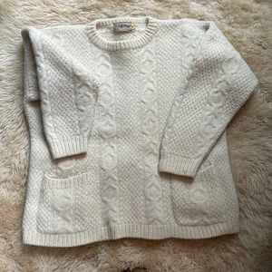 Vintage LL Bean Wool Fisherman’s Sweater